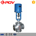 Electric Control 3 way Steam Flow Rate Pressure Control Valve